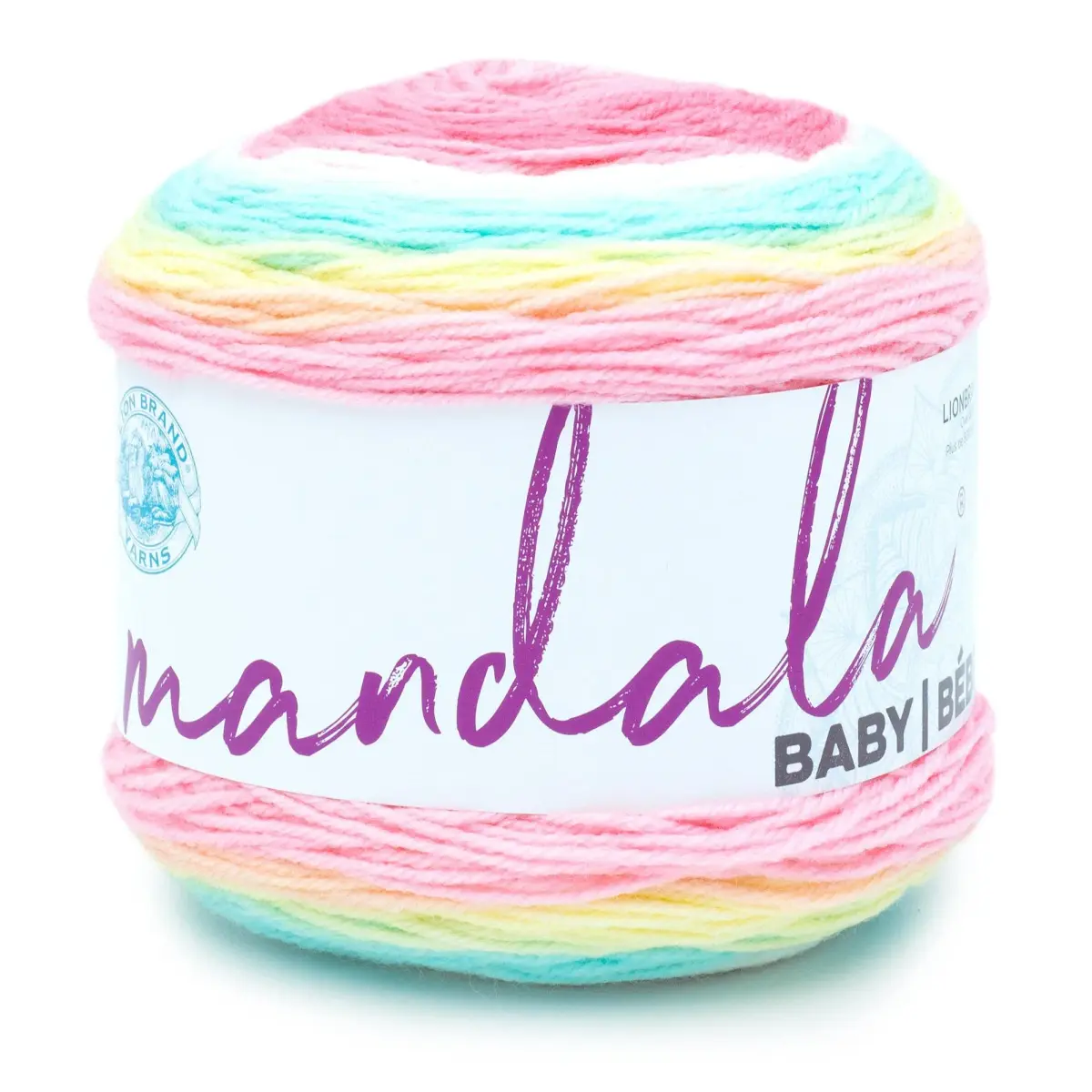 Lion Brand Yarn Mandala Baby Yarn Narnia 540m (1770ft) | Soft CYC #3 Light Acrylic Yarn for Baby Projects - main product image