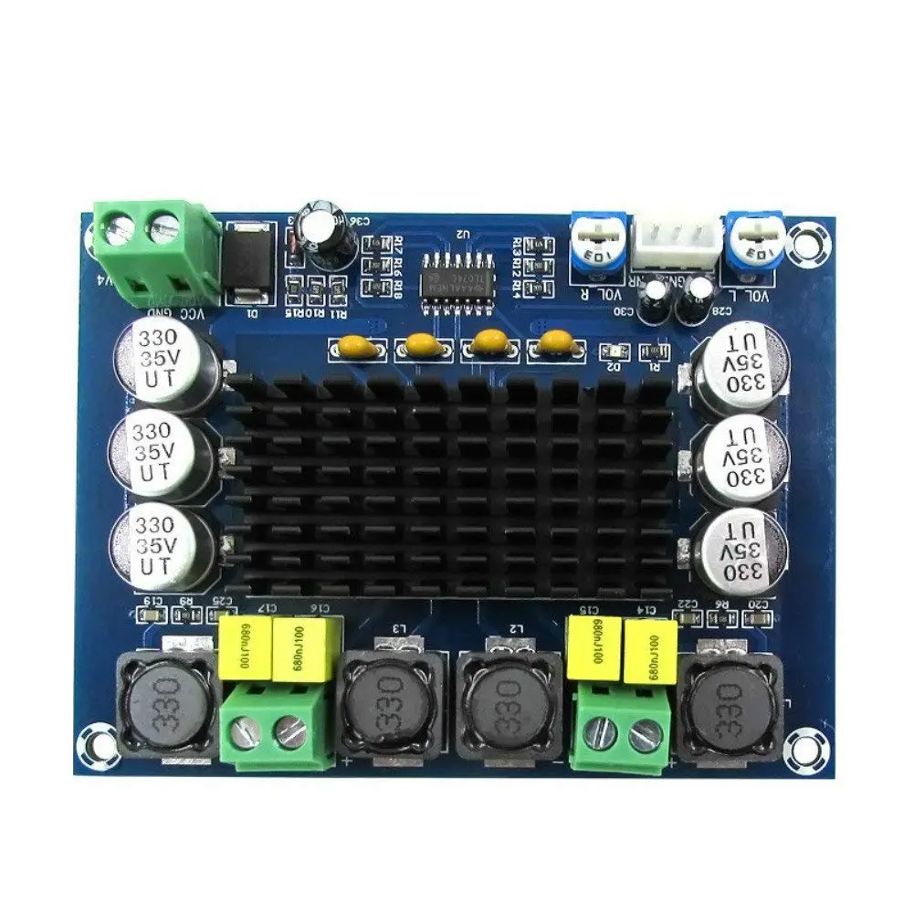 ACEIRMC TPA3116D2 Dual Channel Stereo Audio Amplifier Board 120W+120W | High Power Digital Class D DIY Module - view 5