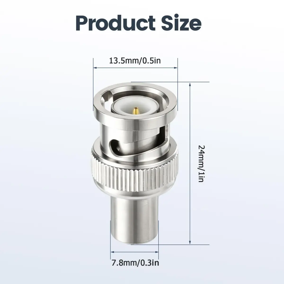 RFAdapter BNC Terminator 50 Ohm Male Cap 2-Pack | Seals Unused Ports - view 6