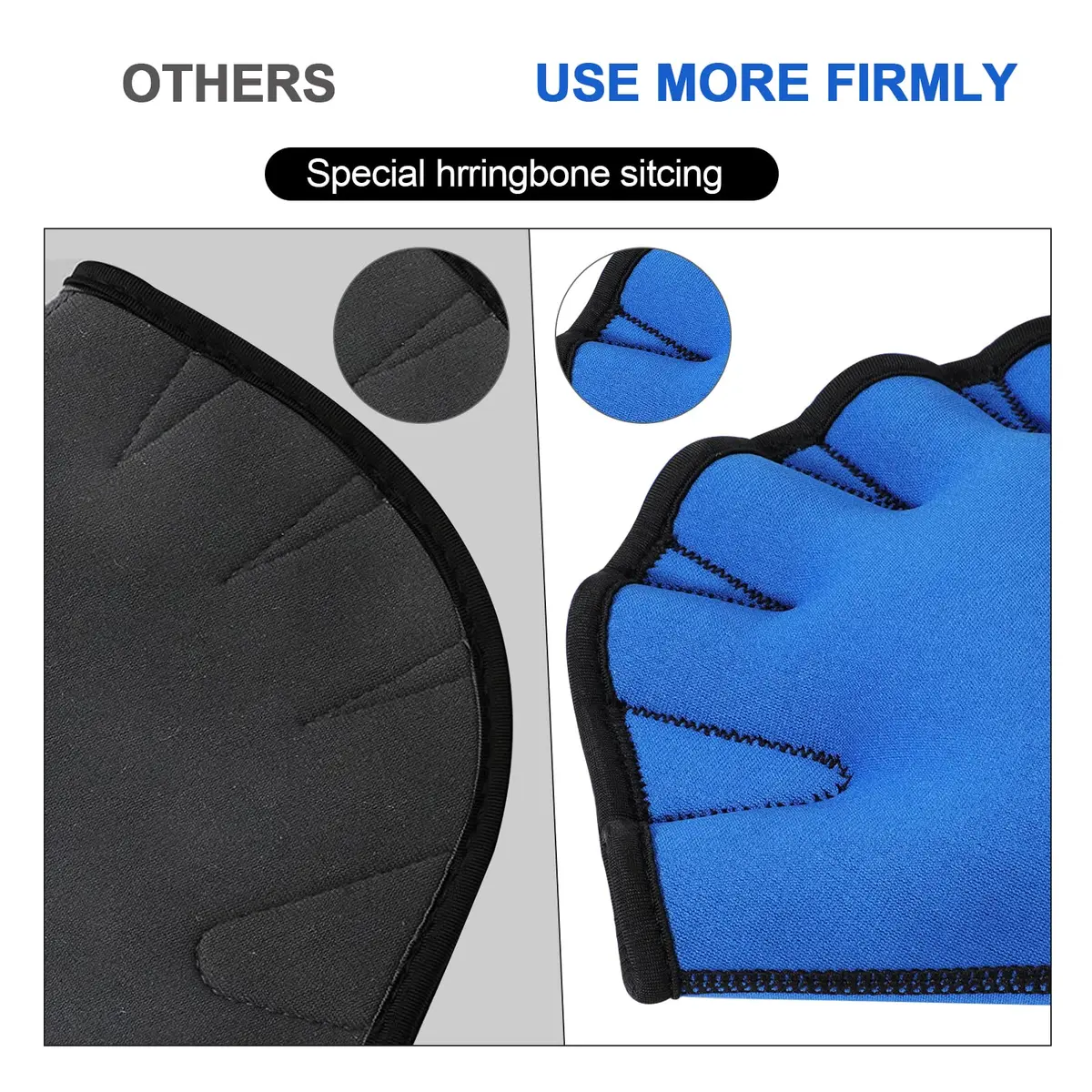 TAGVO Aquatic Gloves for Upper Body Resistance | Water Resistance Training Gloves for Men Women & Kids - view 5