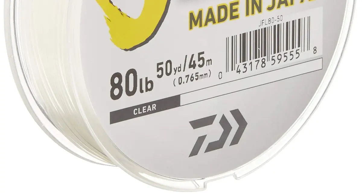 Daiwa J-Fluoro Leader 80 lb (73.2 m) | Made in Japan 100% Fluorocarbon Fishing Line - view 3