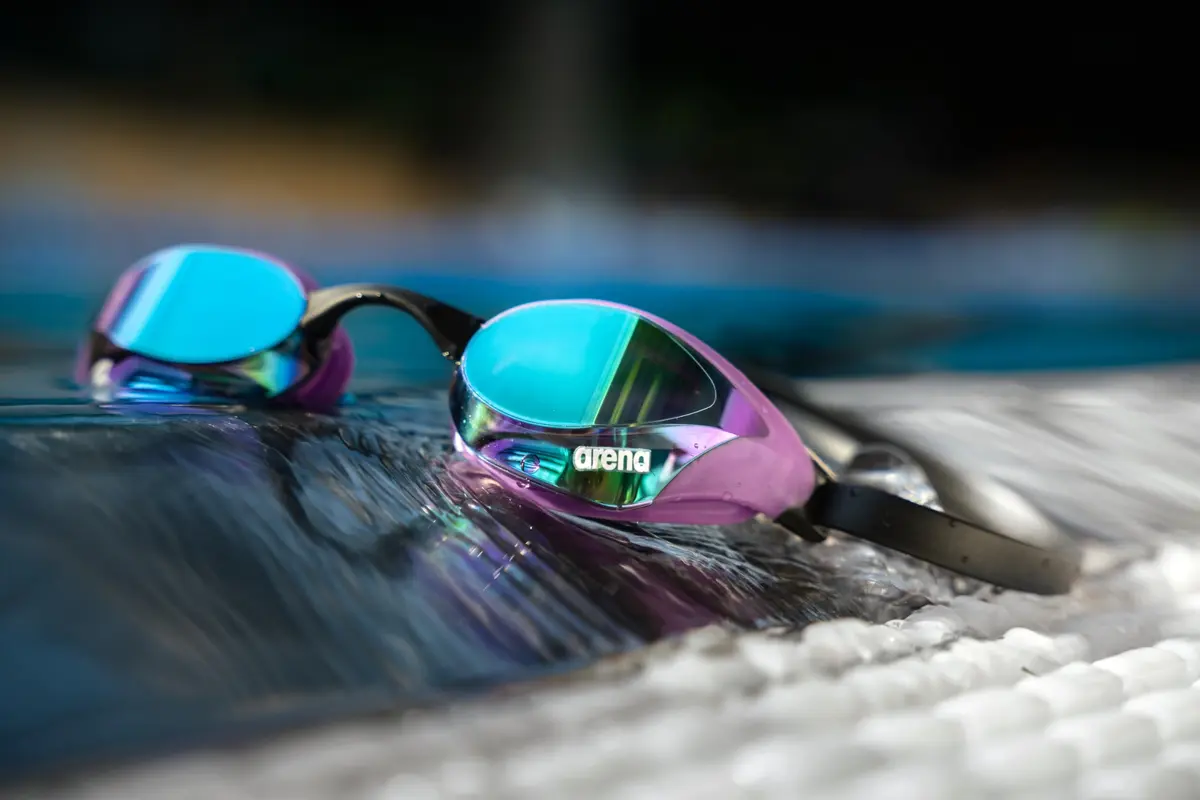 ARENA Cobra Core Swipe Mirror Racing Swim Goggles | FINA Approved Anti-Fog, UV Protection, Hydrodynamic Low-Profile Lenses - view 6