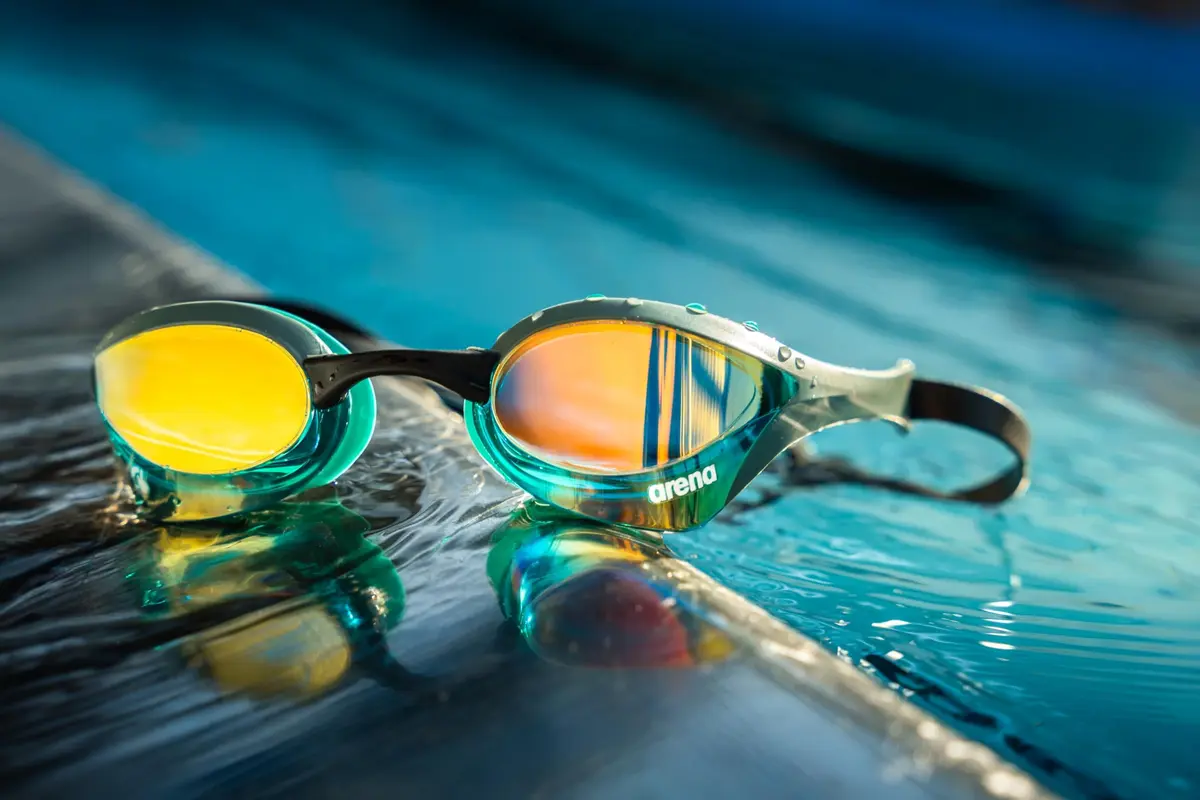 ARENA Cobra Core Swipe Mirror Racing Swim Goggles | FINA Approved Anti-Fog, UV Protection, Hydrodynamic Low-Profile Lenses - view 7