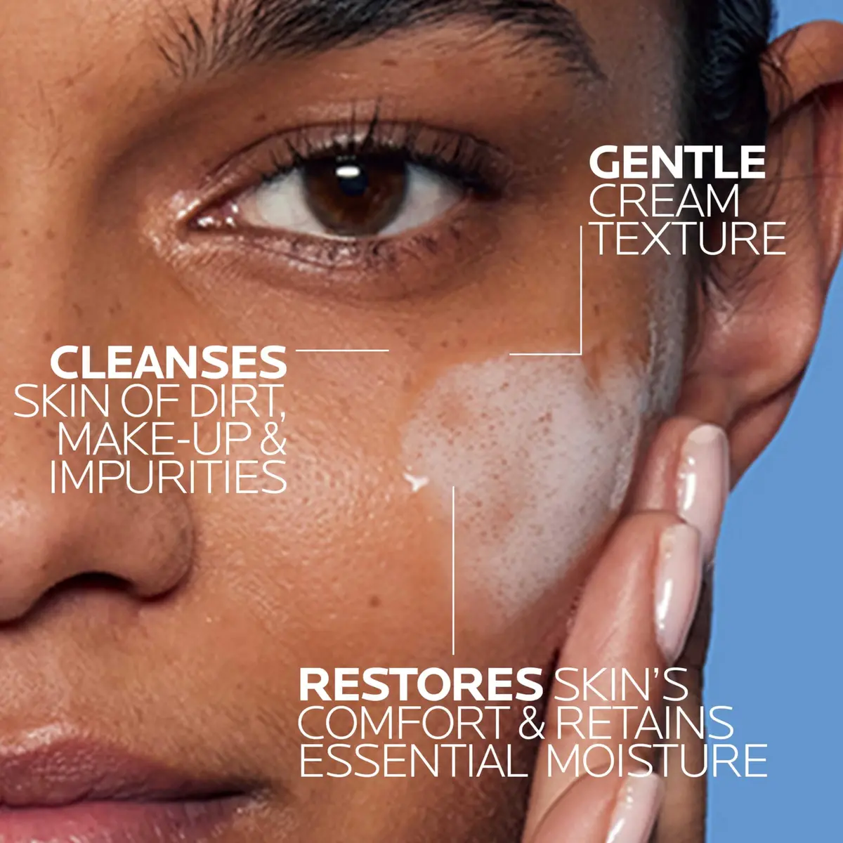 La Roche-Posay Toleriane Hydrating Gentle Facial Cleanser 200ml (6.76 Fl Oz) | Dermatologist Tested for Sensitive Skin - view 3