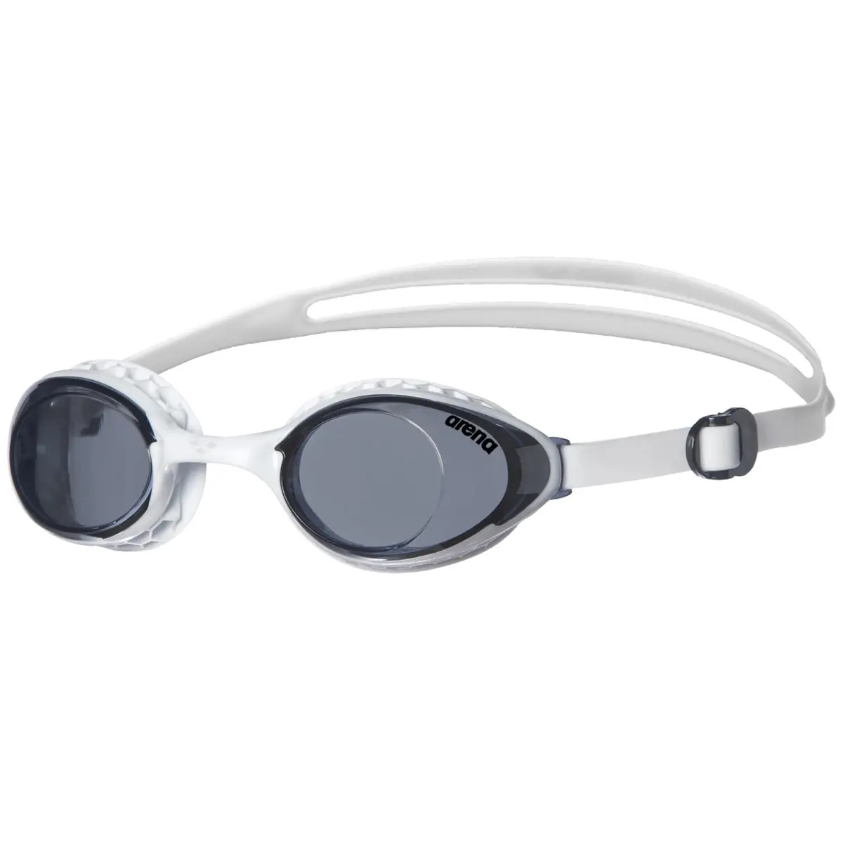 ARENA Unisex Air-Soft Anti-Fog Swim Goggles Smoked/White | Superior Comfort & Air Seals Technology - main product image