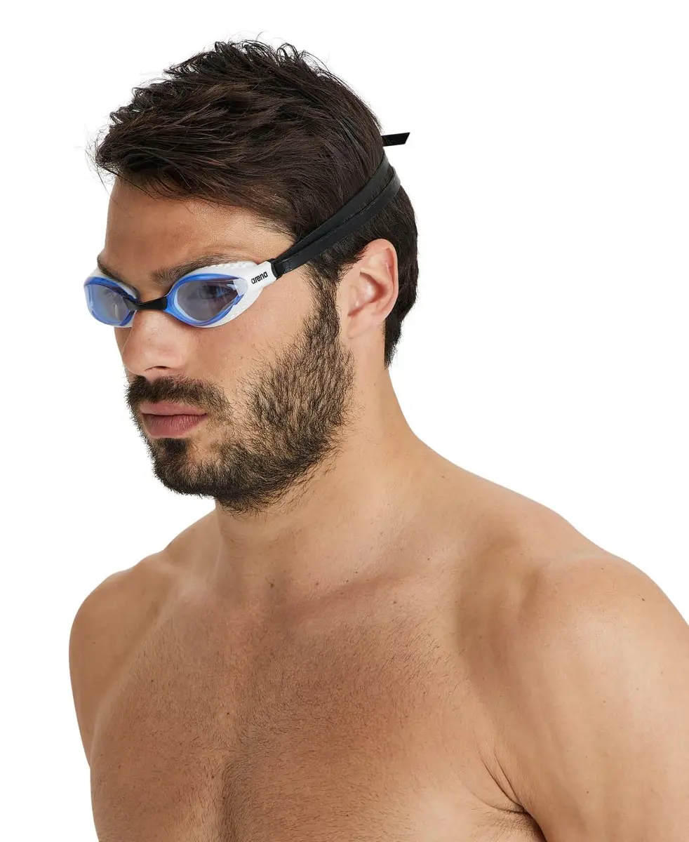 ARENA Unisex Adult Air-Speed Anti-Fog Racing Swim Goggles | FINA Approved, Blue/White - view 5
