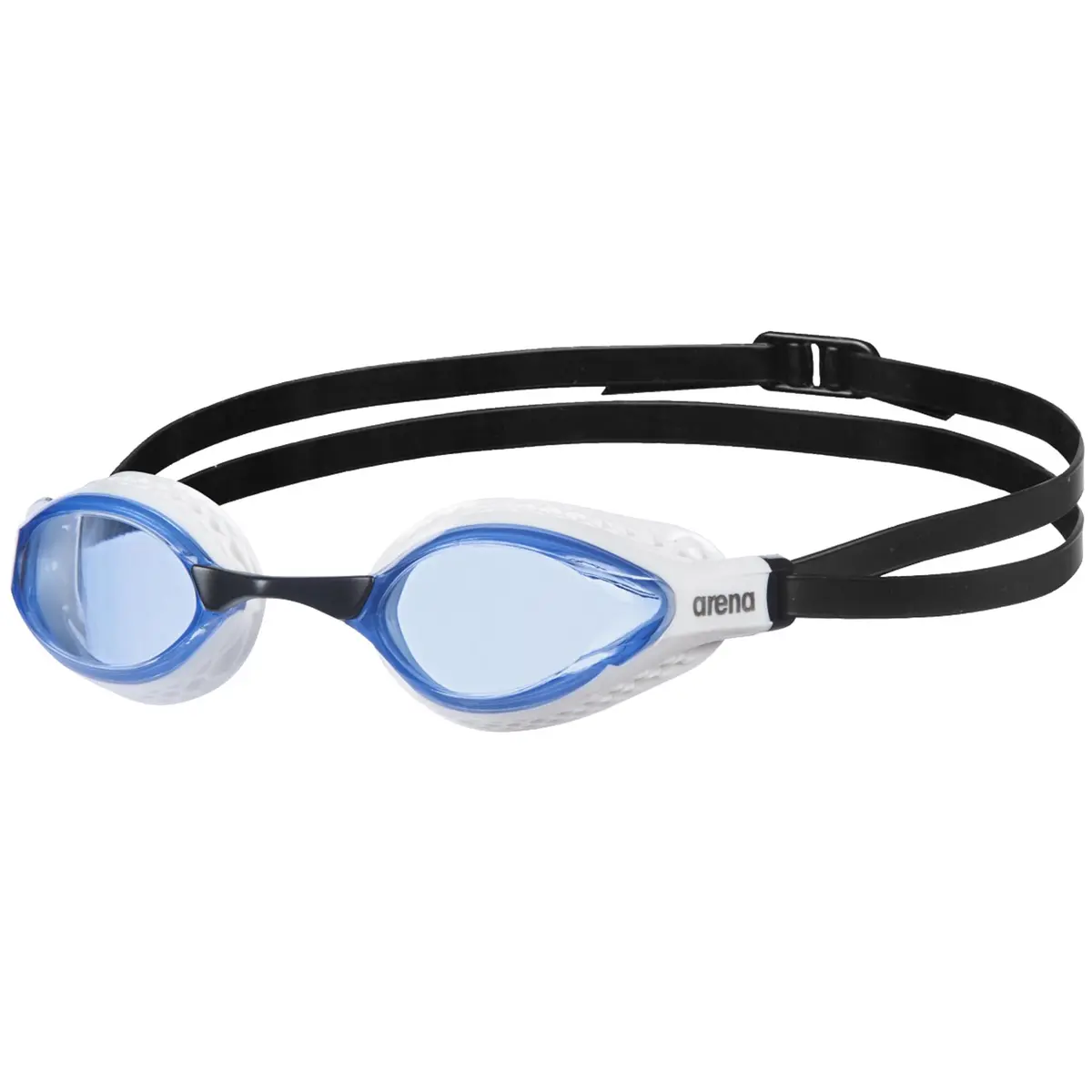 ARENA Unisex Adult Air-Speed Anti-Fog Racing Swim Goggles | FINA Approved, Blue/White - main product image