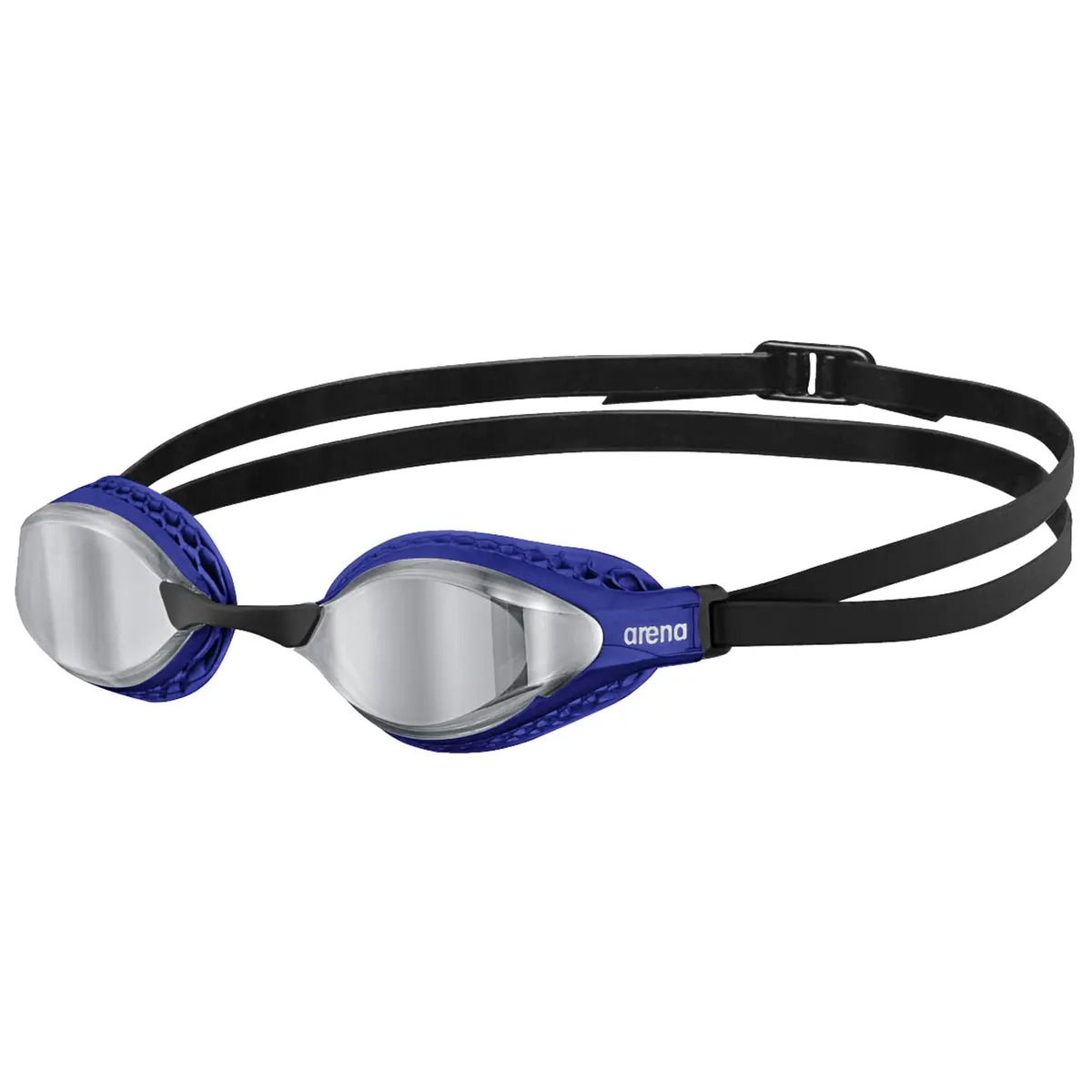 ARENA Unisex Adult Air-Speed Anti-Fog Racing Swim Goggles Silver/Blue | FINA Approved Comfort & Stability - main product image