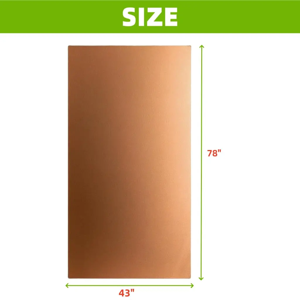 Amradield Copper RFID Blocking Fabric 200cm x 108cm (78"x43") | RF/EMI/EMF Shielding for Smart Meters & WiFi - view 8