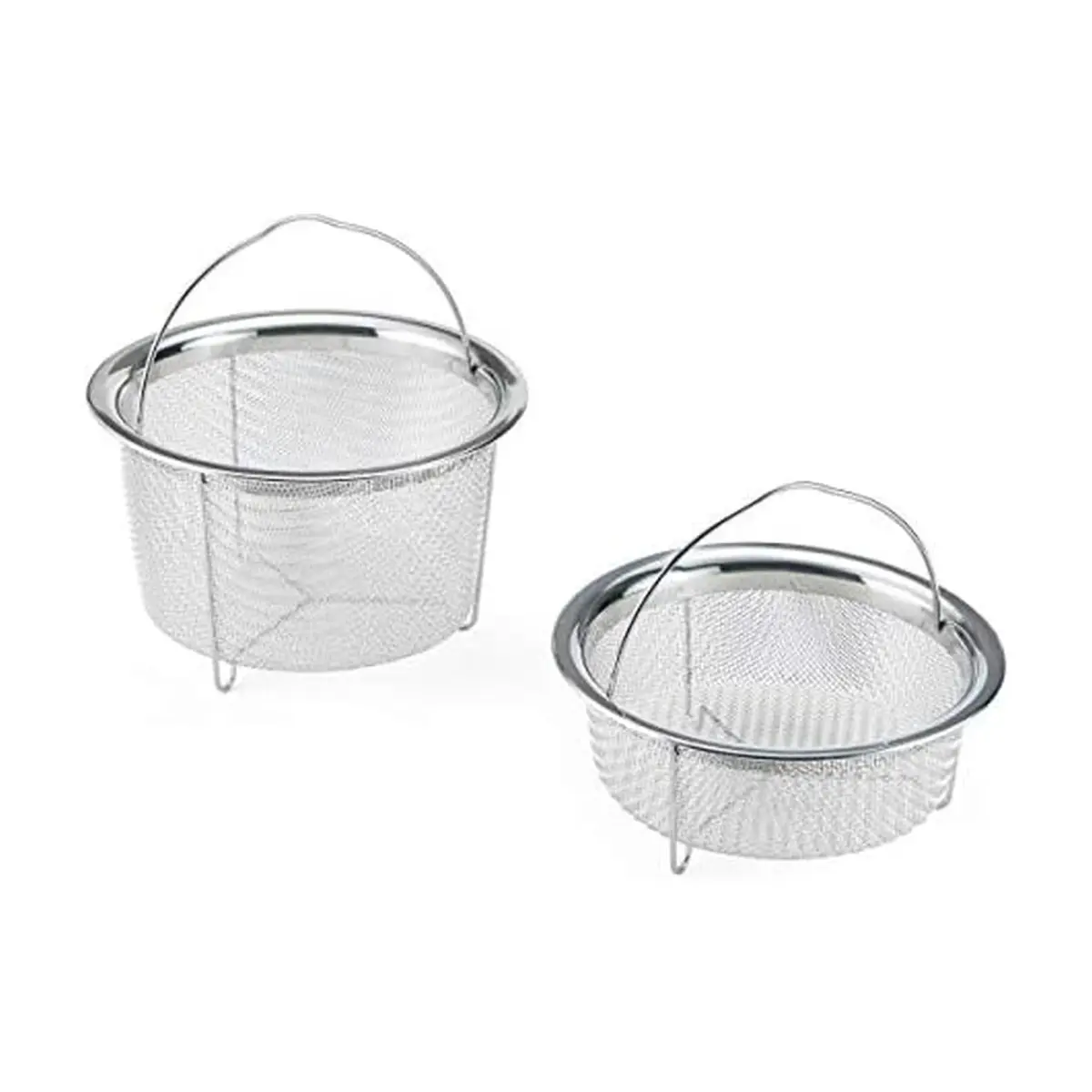 Instant Pot Official Mesh Steamer Basket Set, Stainless Steel, 2-Pack | Healthy Cooking Accessory - main product image
