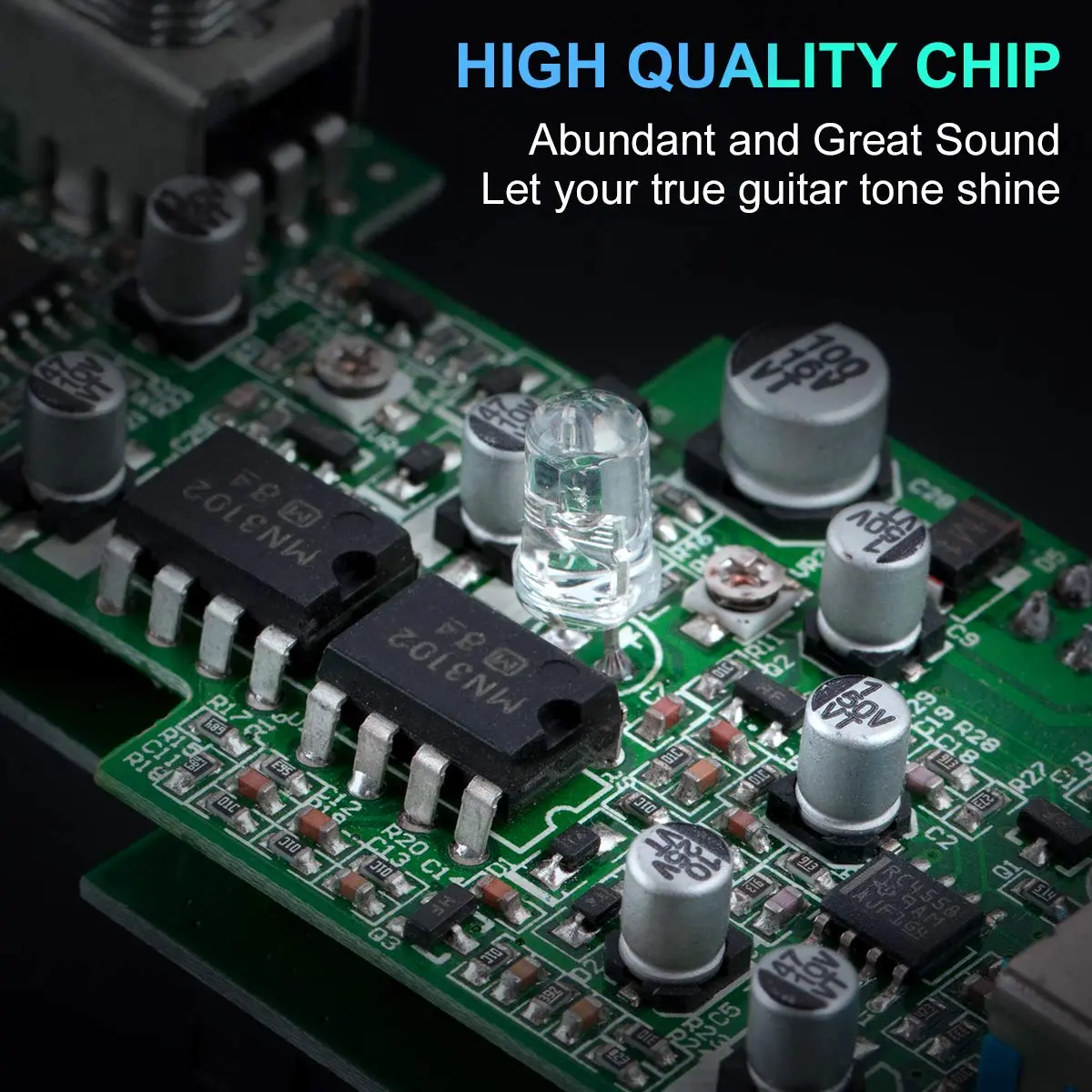 lotmusic Analog Chorus Electric Guitar Effects Pedal 9V | Warm, Quiet, Portable Effect - view 5