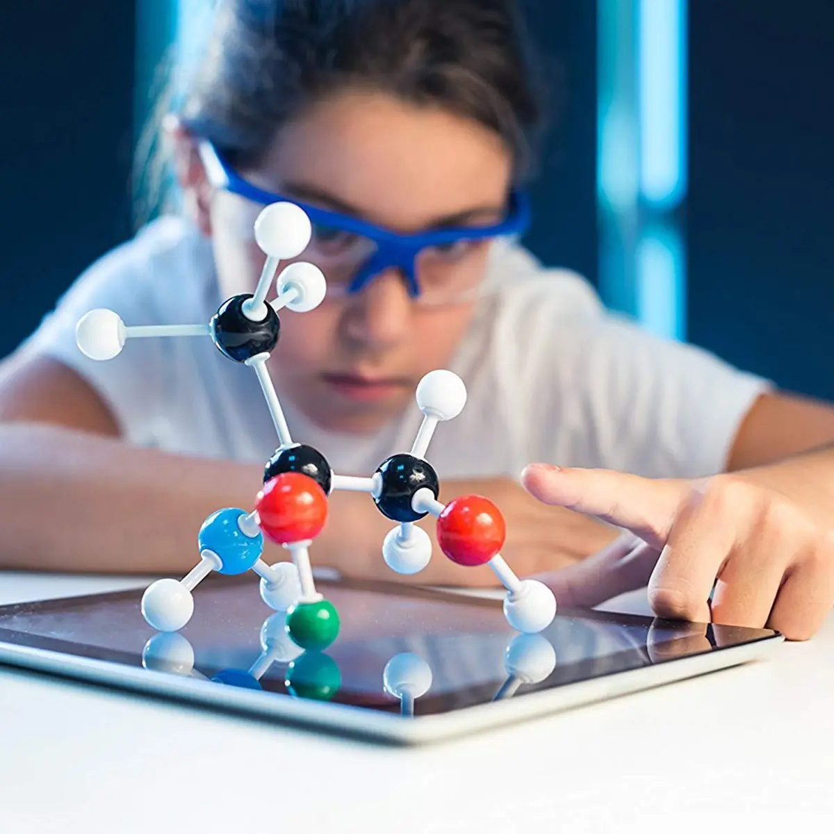 RELIANCER 444PCS Organic Molecular Model Kit with Fullerene, Atoms, Bonds & ABS Box | STEM Science Kits for Students & Teachers - view 8