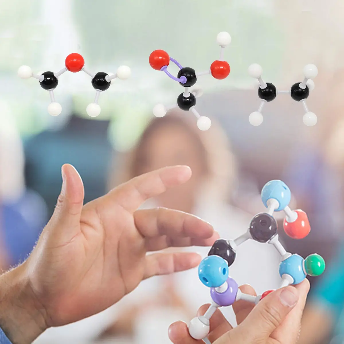 RELIANCER 444PCS Organic Molecular Model Kit with Fullerene, Atoms, Bonds & ABS Box | STEM Science Kits for Students & Teachers - view 9