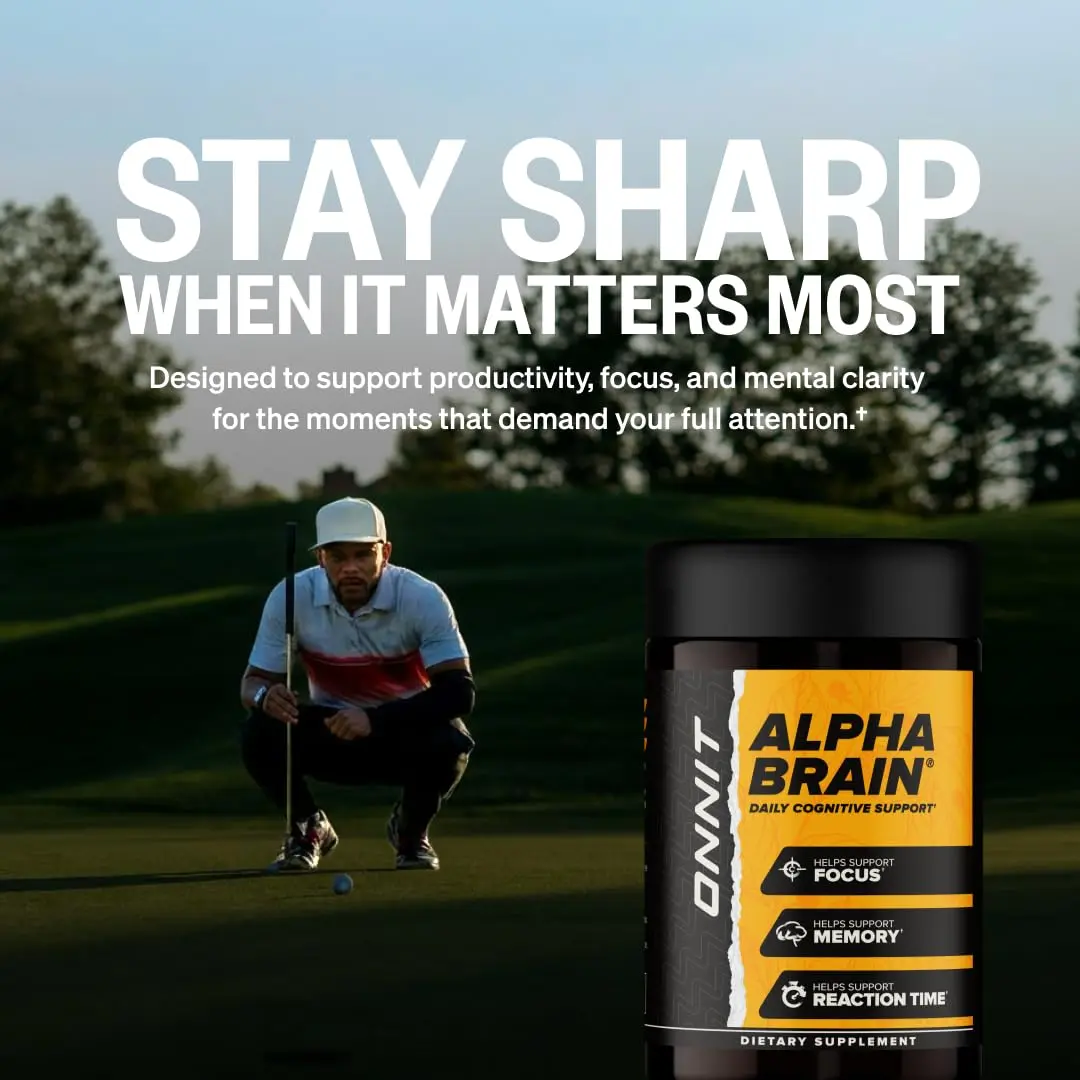 ONNIT Alpha Brain Nootropic Brain Supplement for Focus & Memory, 30 Count | Cognitive Support for Men & Women - view 2