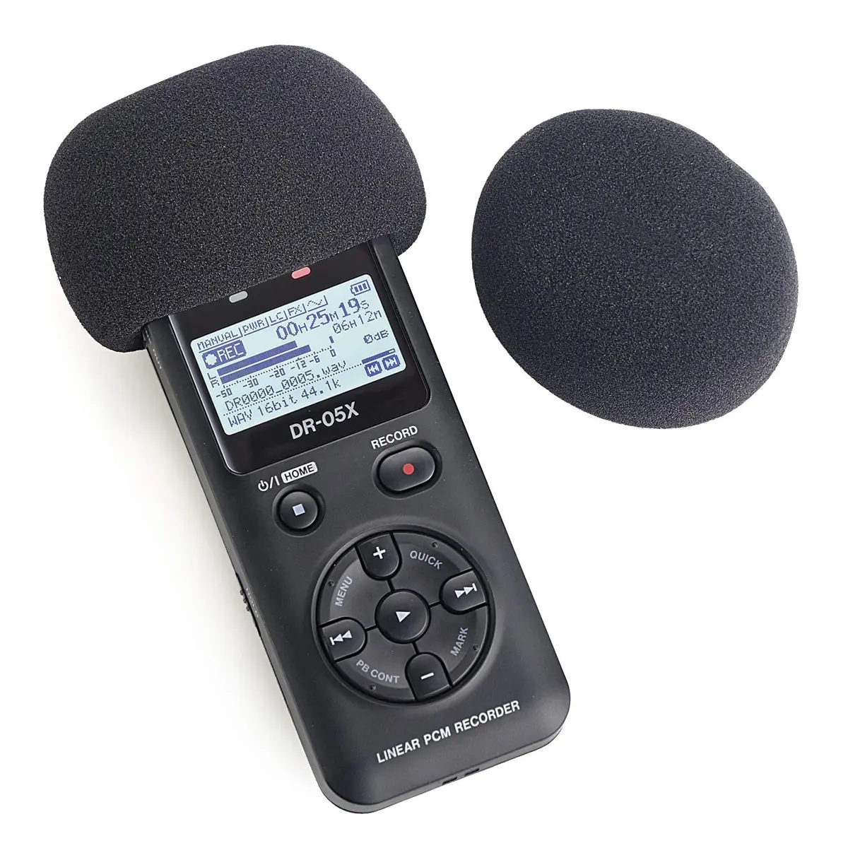 YOUSHARES Windscreen Muff & Foam for Tascam DR-05 DR-05X | Indoor Outdoor Mic Cover (2 Pack) - view 5