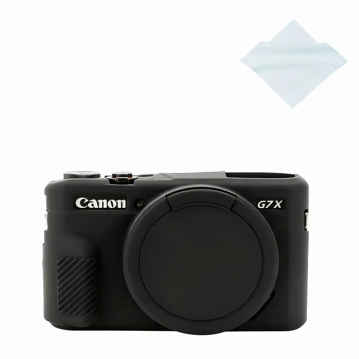 Yisau Silicone Camera Case for Canon PowerShot G7X Mark II & G7X | Black (1.44 oz) - main product image