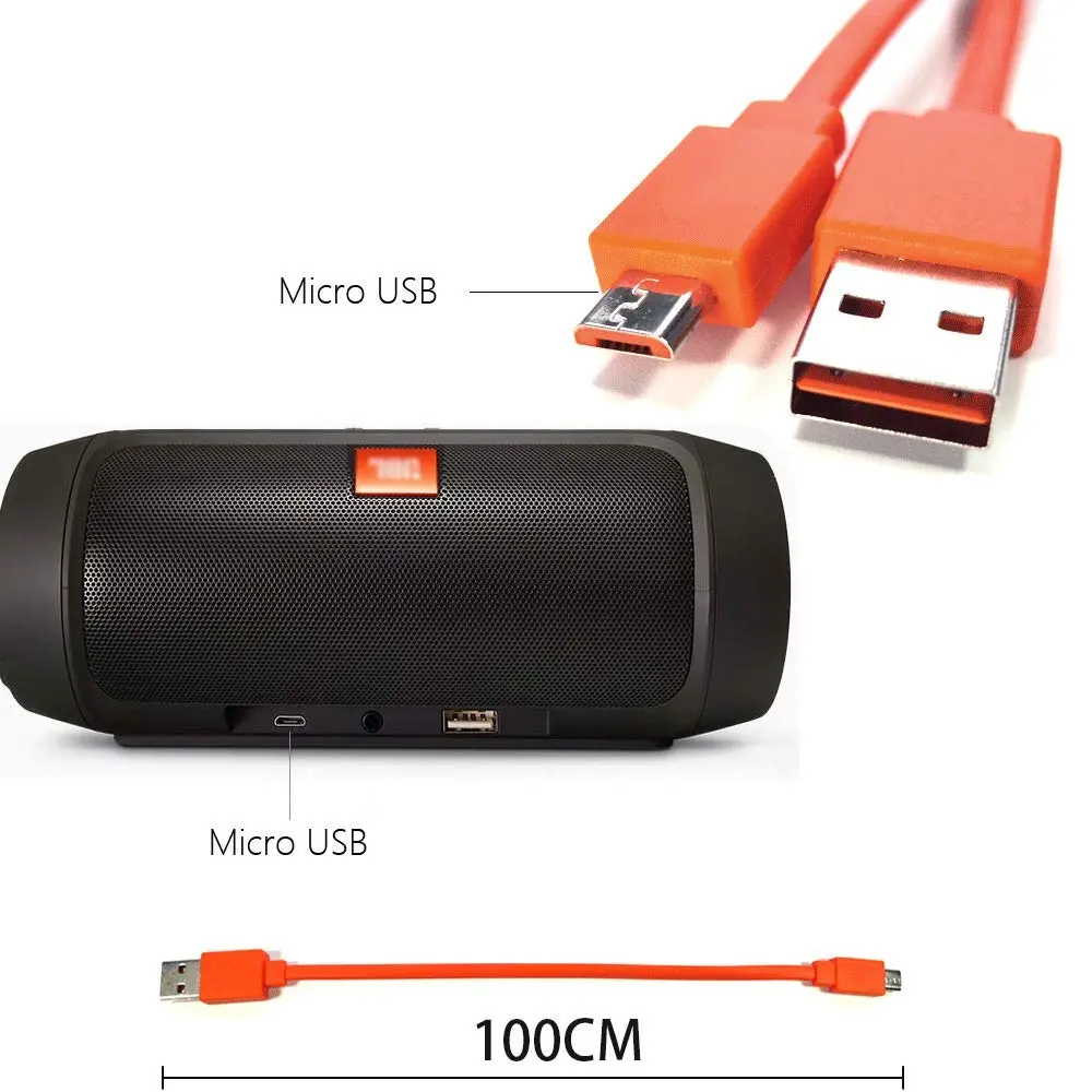 Tobysome Charge 3 Micro USB Charging Cable 3.3ft | Compatible with JBL Flip & Wireless Speakers - view 3