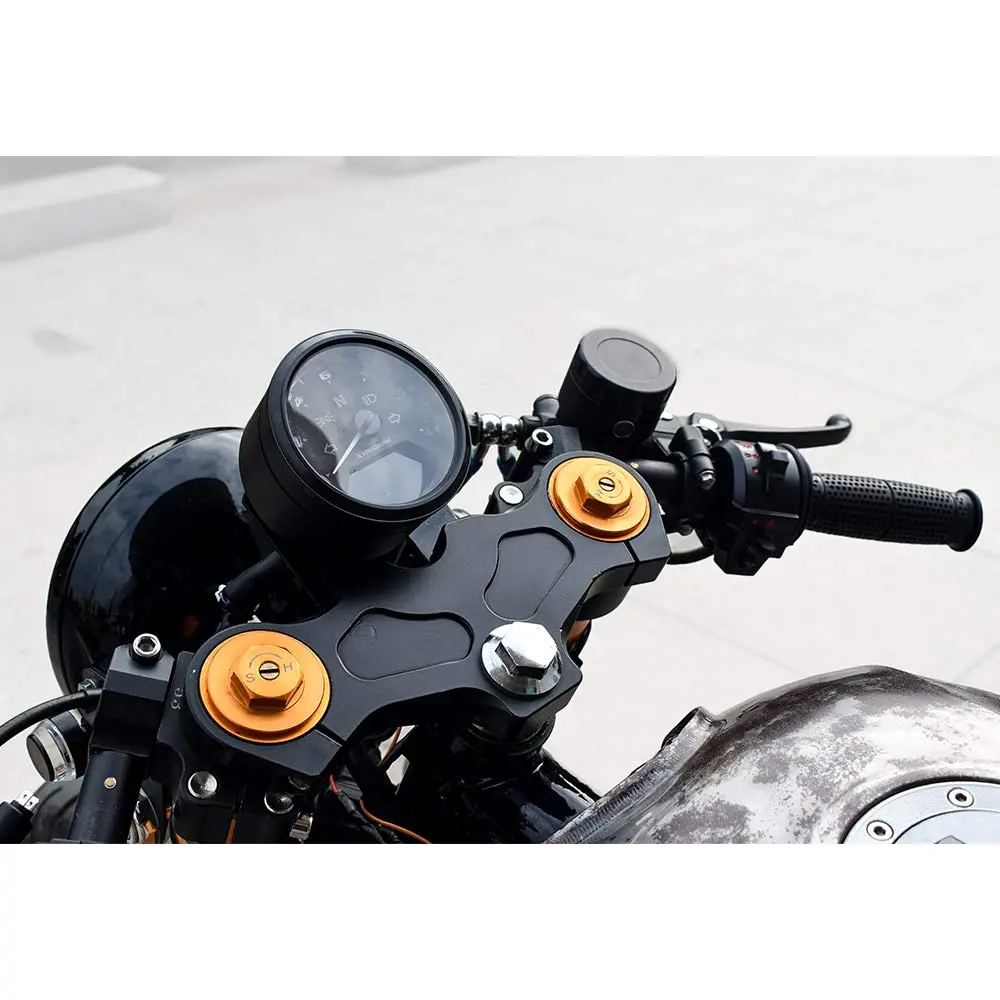 DKMOTORK Digital Gauge Motorcycle Speedometer/Tachometer/Odometer 95mm | Multi-Function Indicator Display - view 3