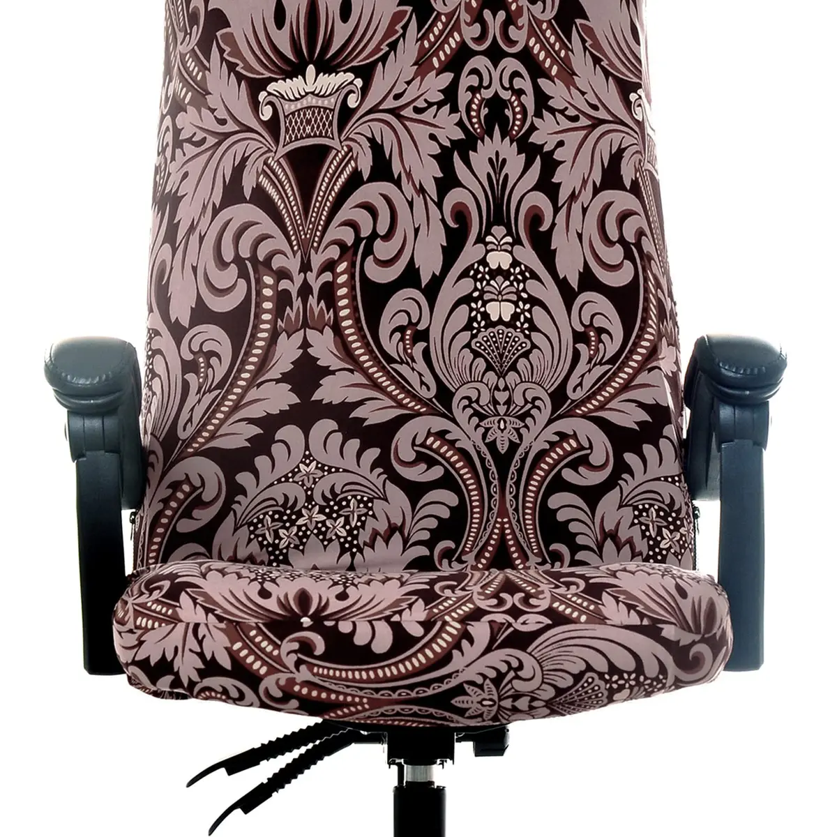 WOMACO Printed Office Chair Covers, Stretch Computer Chair Cover Medium | Modern Floral Style - view 4