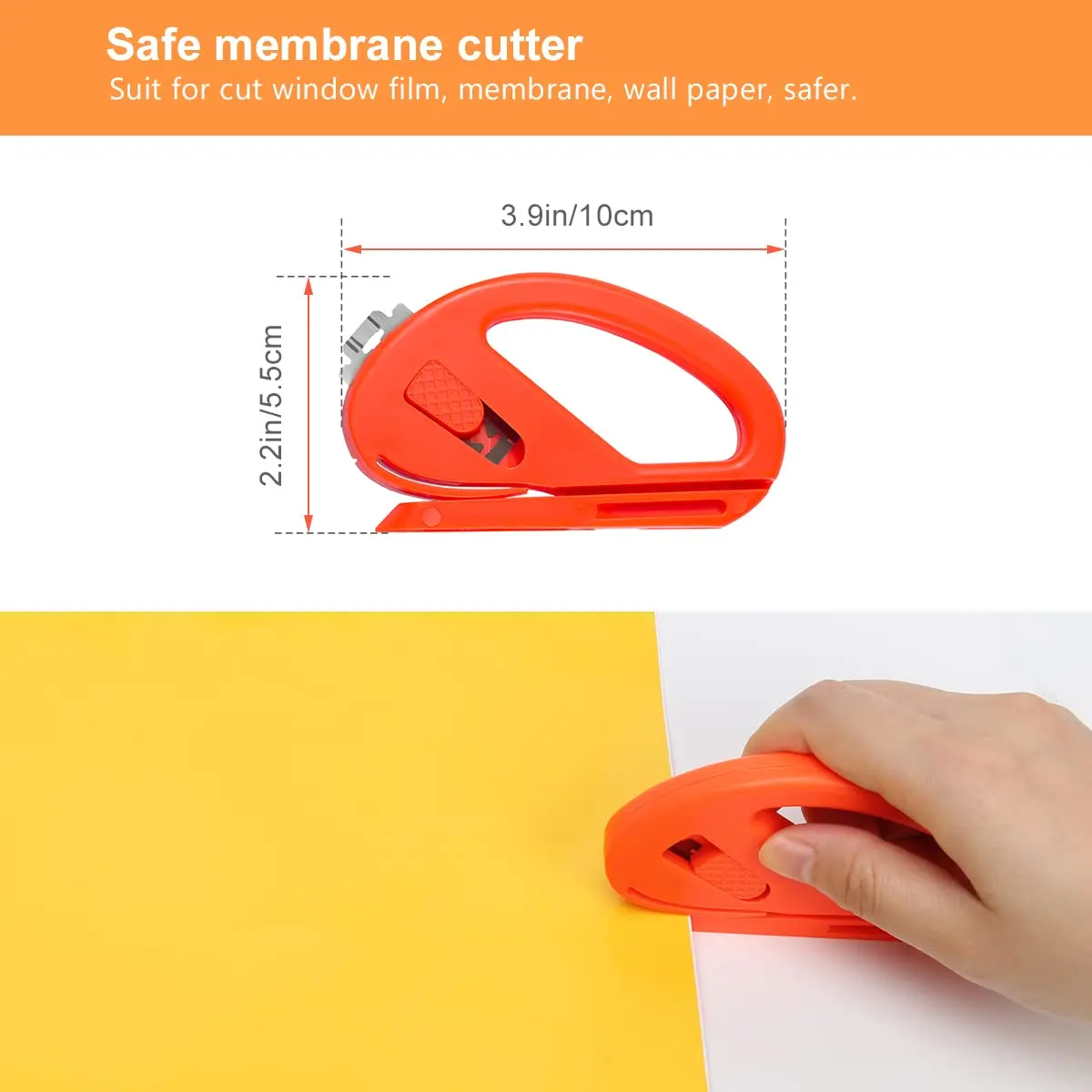 Luxiv 5 Pcs Car Window Tint Application Tool Kit | Film Squeegees Scrapers - view 7
