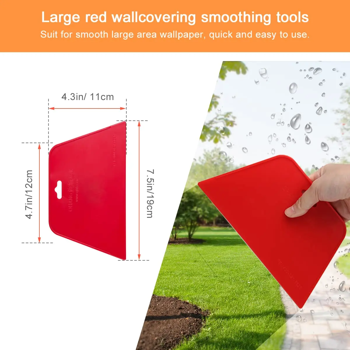 Luxiv 5 Pcs Car Window Tint Application Tool Kit | Film Squeegees Scrapers - view 4