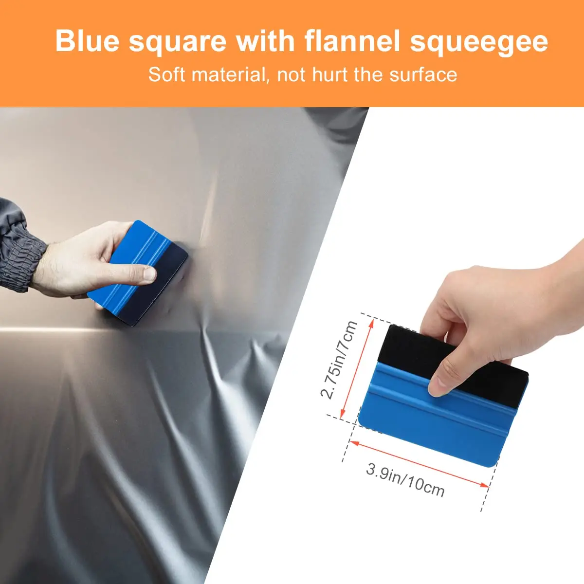 Luxiv 5 Pcs Car Window Tint Application Tool Kit | Film Squeegees Scrapers - view 5