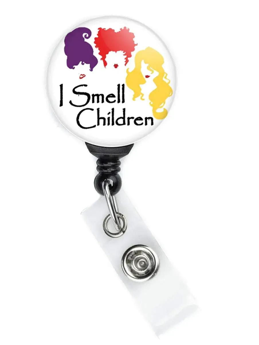 Limeloot Halloween Hocus Pocus Sanderson Sisters Retractable Badge Reel with Swing Clip | 36 Inch Cord - view 2
