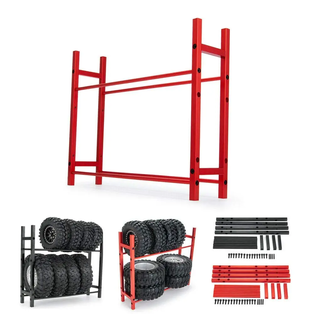 Benedict Harry RC Car Tire Rack for 1/10 1.9'' & 2.2'' Wheels | Metal Display Stand - main product image