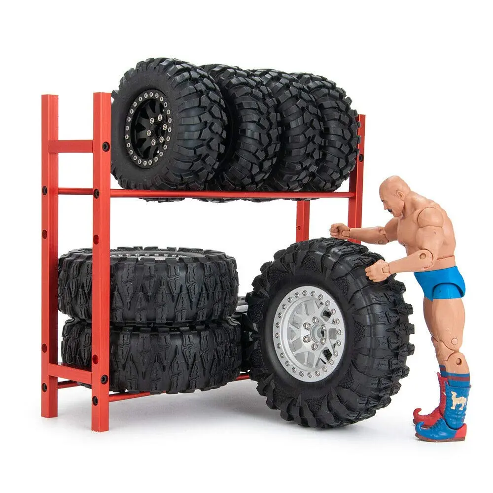 Benedict Harry RC Car Tire Rack for 1/10 1.9'' & 2.2'' Wheels | Metal Display Stand - view 6