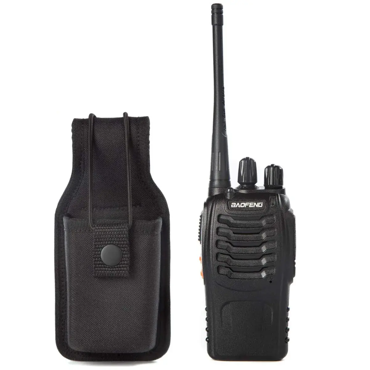 LUITON Nylon Radio Holster Pouch | Fits Most Handheld Radios with Duty Belt Clip - view 5