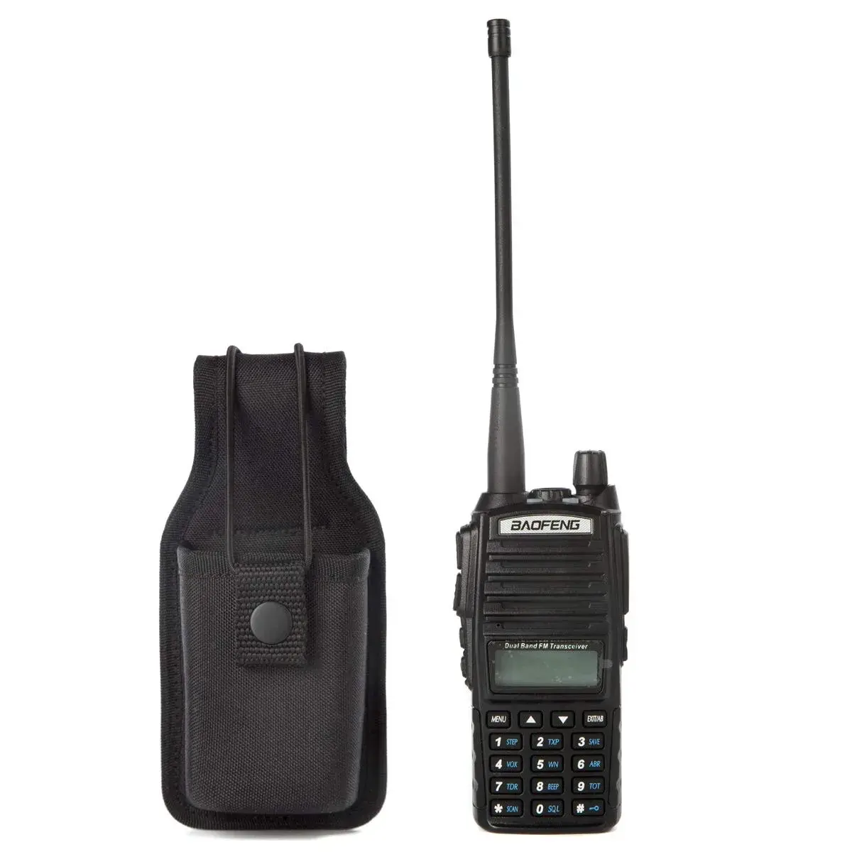 LUITON Nylon Radio Holster Pouch | Fits Most Handheld Radios with Duty Belt Clip - view 6