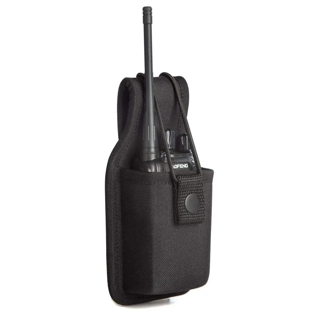 LUITON Nylon Radio Holster Pouch | Fits Most Handheld Radios with Duty Belt Clip - view 2