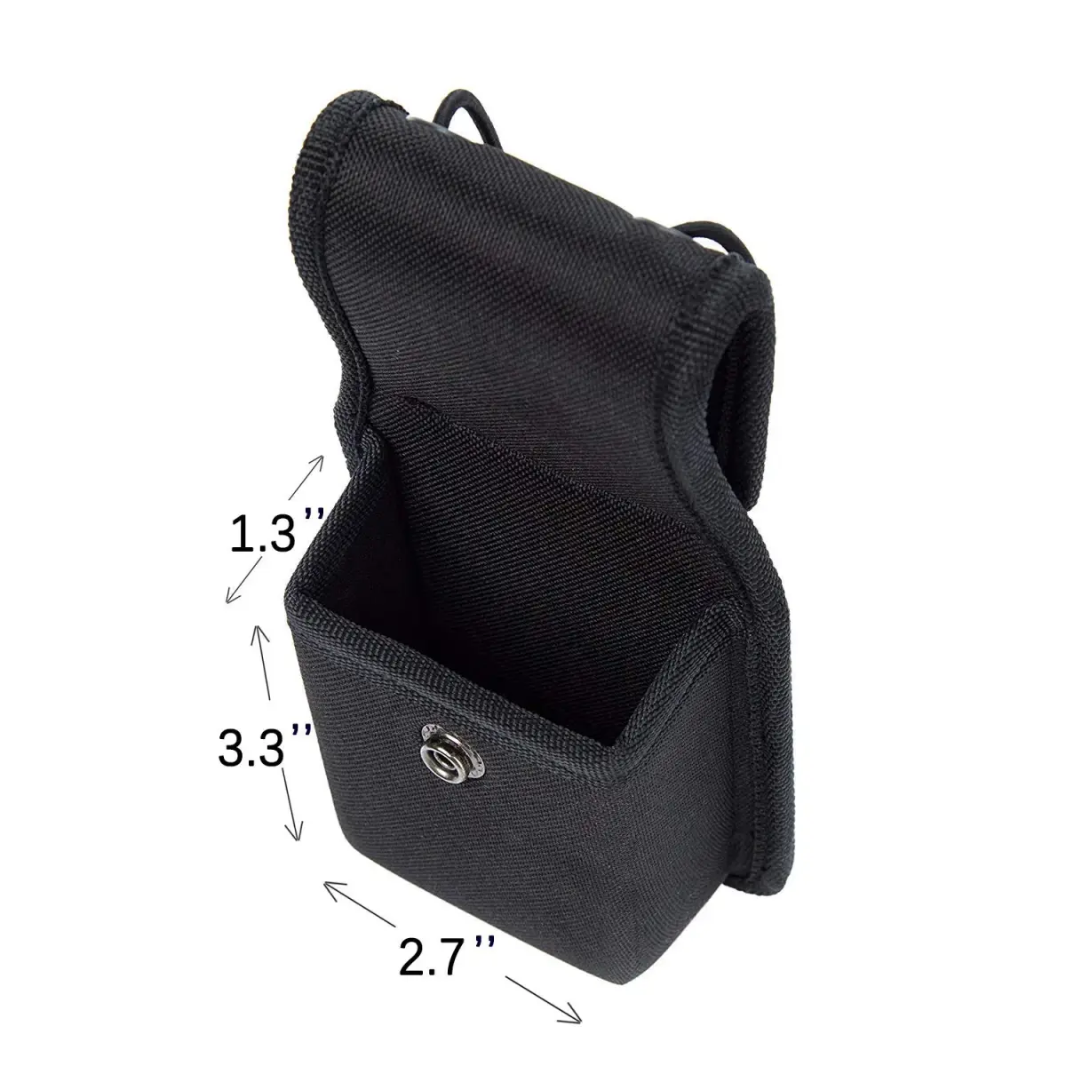 LUITON Nylon Radio Holster Pouch | Fits Most Handheld Radios with Duty Belt Clip - view 4