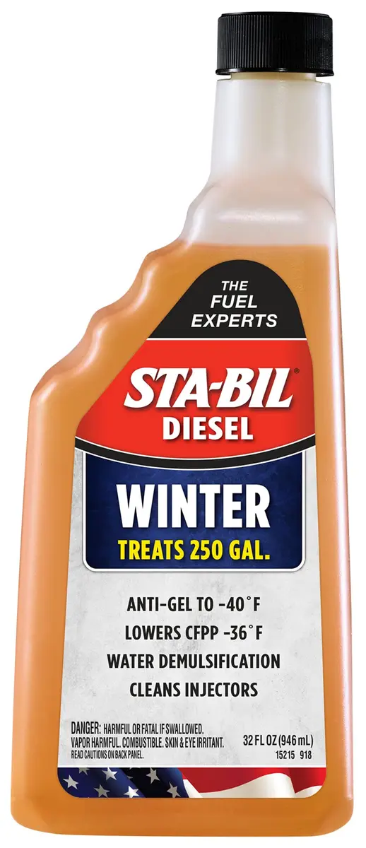 STA-BIL Diesel Winter Anti-Gel Fuel Treatment 32 fl oz | Prevents Gelling to -40°F, Removes Water, Cleans Injectors - main product image