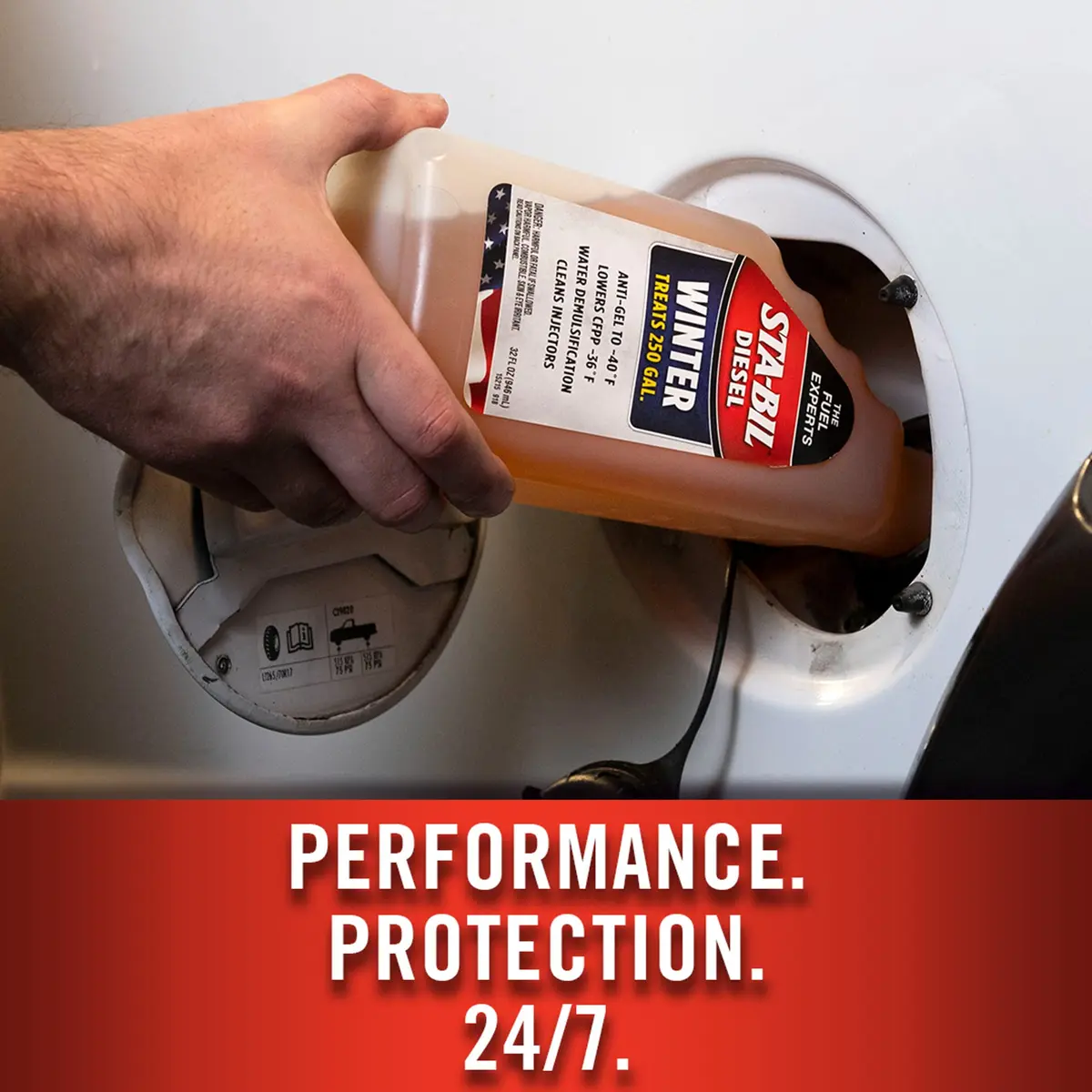 STA-BIL Diesel Winter Anti-Gel Fuel Treatment 32 fl oz | Prevents Gelling to -40°F, Removes Water, Cleans Injectors - view 4