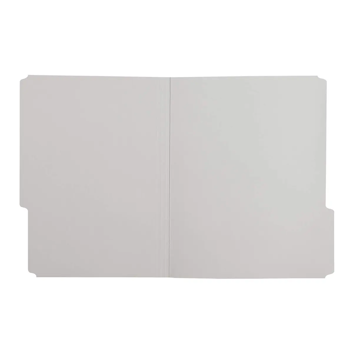 Amazon Basics File Folders for Organization, Letter Size, 1/3 Cut Tab, Gray, 36-Pack | Sturdy Paper Stock - view 3