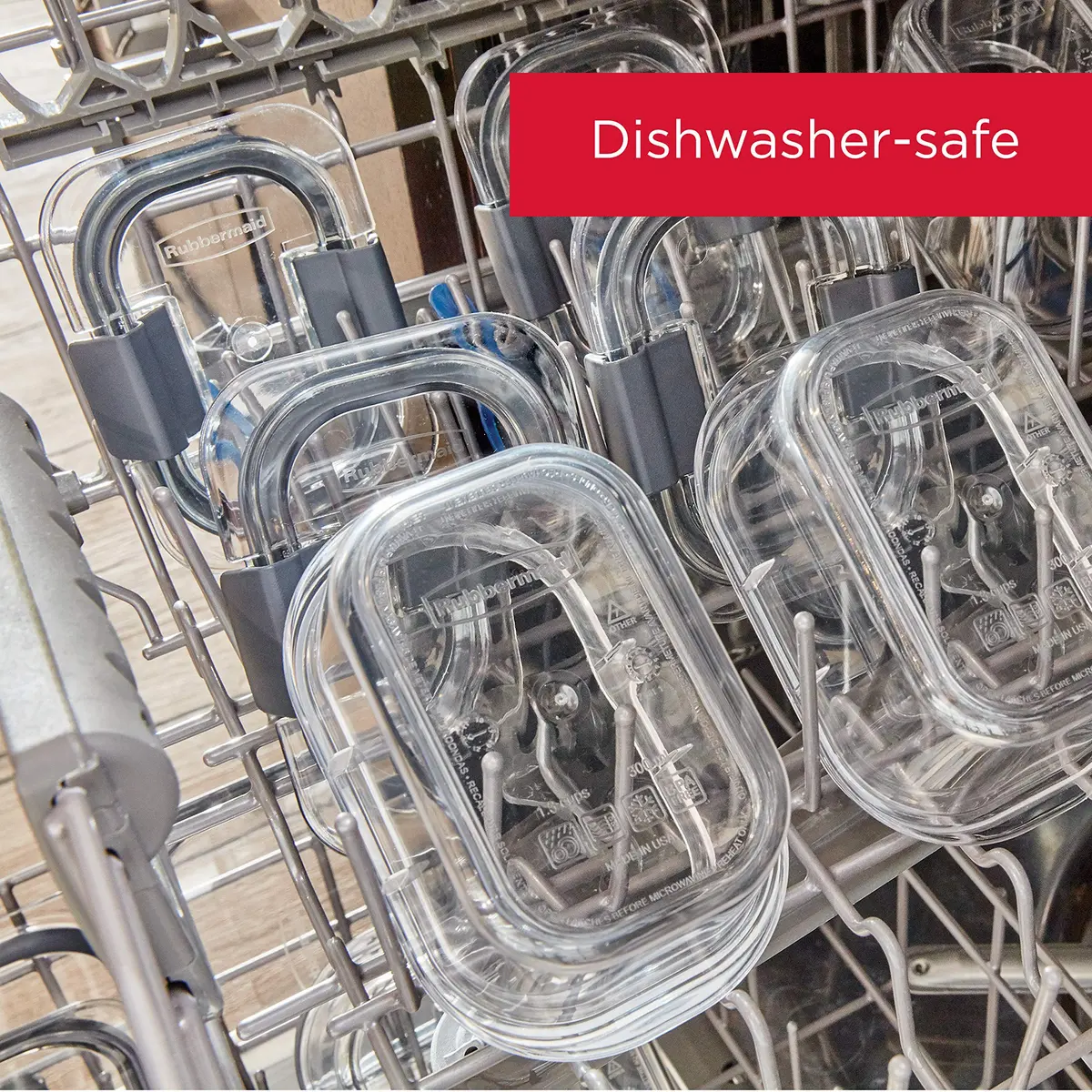 Rubbermaid Brilliance Food Storage Containers 14 Piece Set | Airtight & Leak-Proof Plastic Containers with Lids - view 7