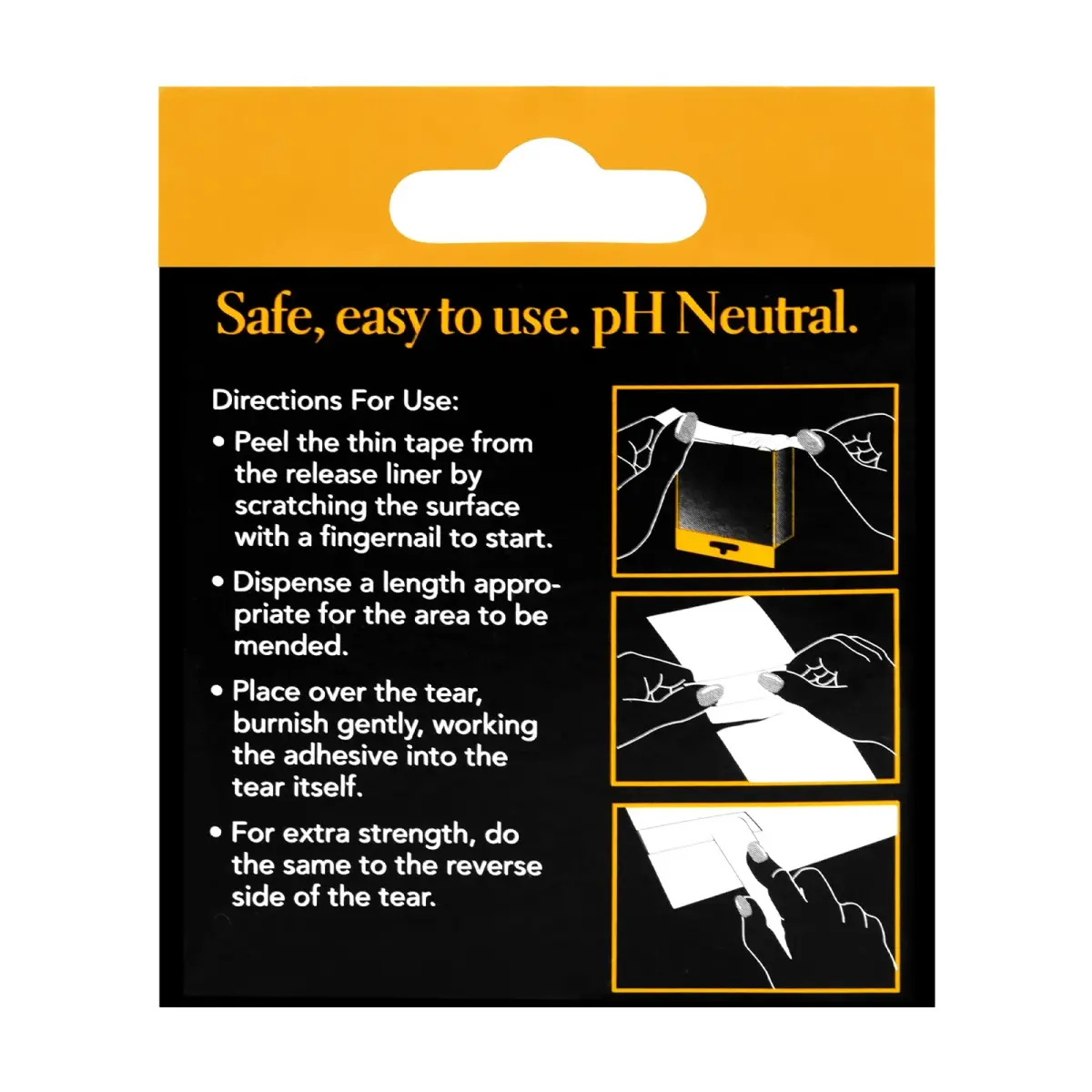 Lineco Archival Document Repair Tape 1 Inch x 35 Feet Pack of 2 | Acid-Free, pH Neutral Adhesive - view 2