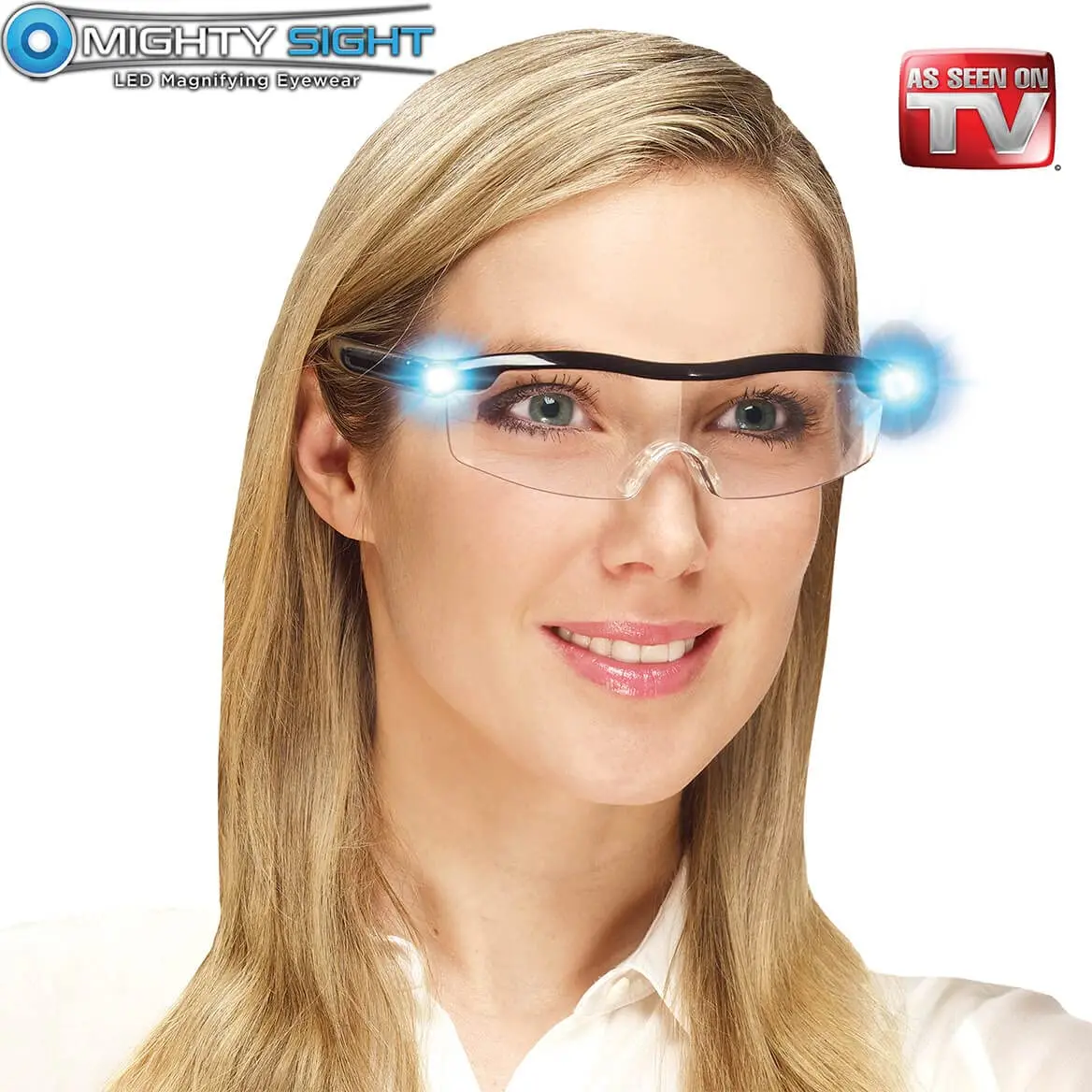 Mighty Sight LED Magnifying Eyewear 1 Count | Hands-Free 160% Magnification with Bright LEDs - view 6