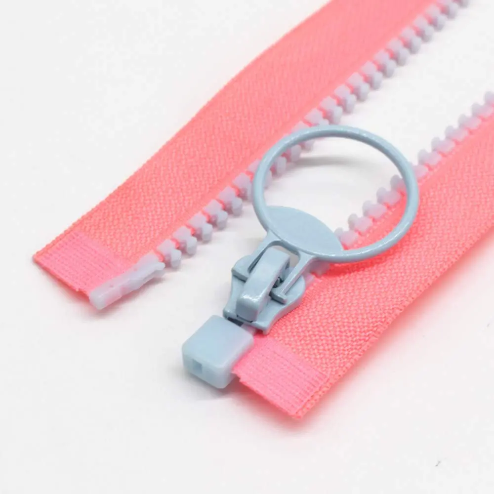 YaHoGa 10PCS 20 Inch #5 Separating Jacket Zippers for Sewing Coats | Plastic, Left-Handed, 10 Colors - view 3