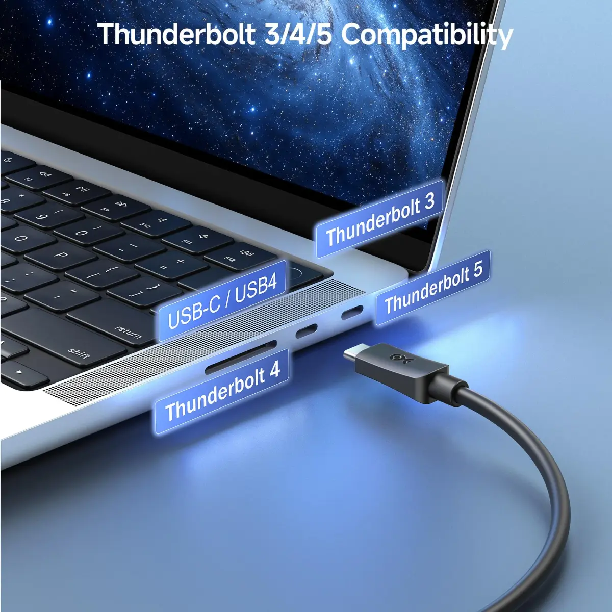 Cable Matters 20Gbps USB C to USB C Cable 1.8m (6ft) | 240W PD, 8K Video, Thunderbolt 3 Compatible - view 8