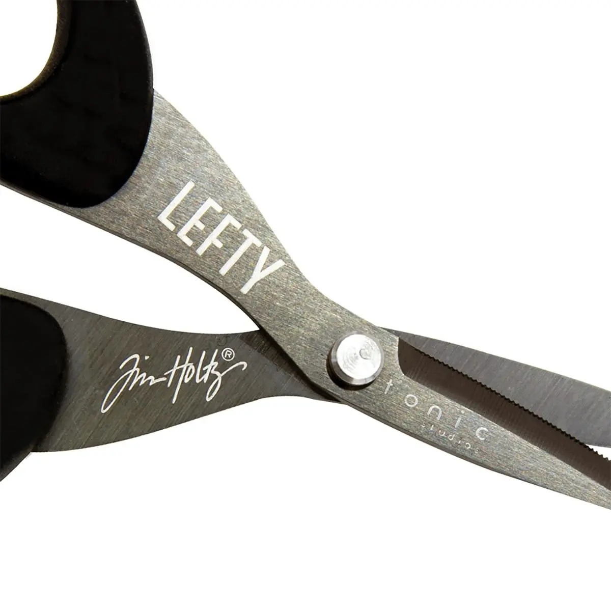 Tonic Studios Tim Holtz Left Handed Scissors 5 Inch Mini Snips with Micro Serrated Blade | Precision Crafting Tool - view 6