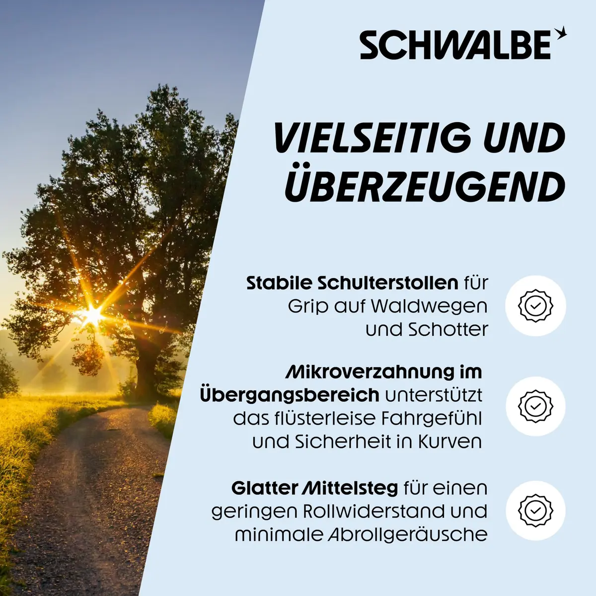 Schwalbe Hurricane Bicycle Tire – All-Round 27.5x2.40 | All Terrain MTB & Trekking Tire - view 4