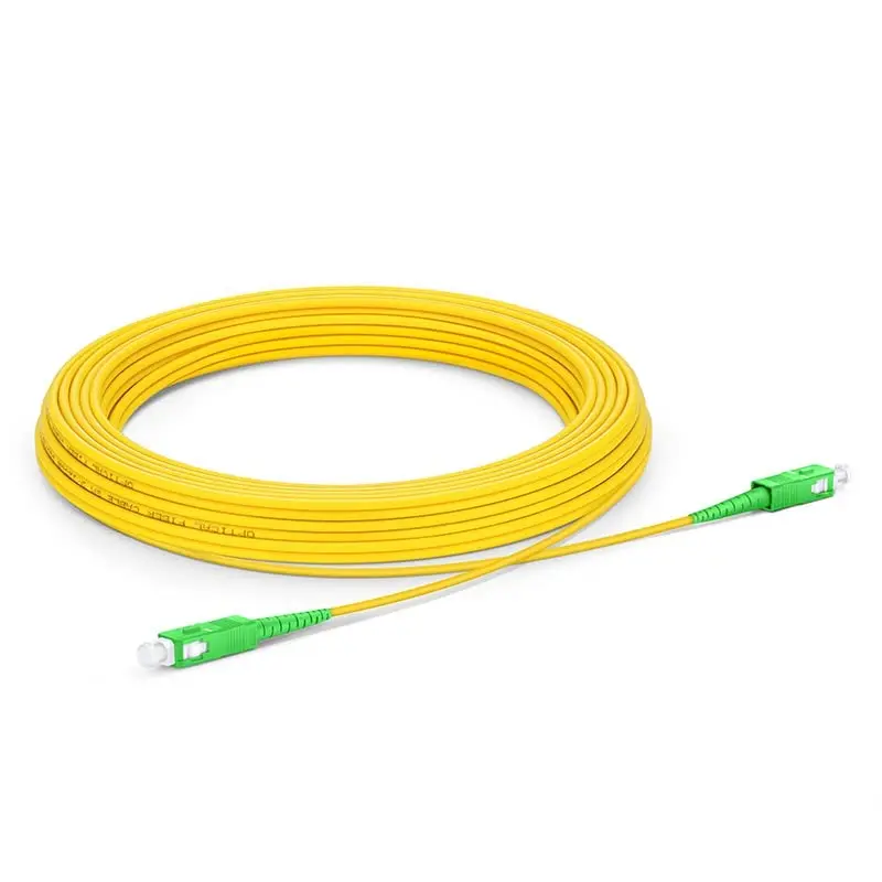 Ultra Spec Cables 20M Singlemode Fiber Optic Cable 9/125 | SC/APC to SC/APC, 65 Feet, Suitable for FTTH & FTTB Networks - main product image