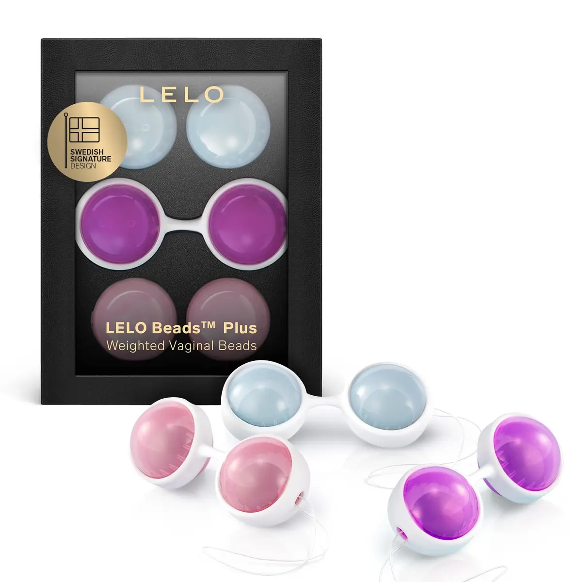 LELO Beads Plus Kegel Balls with String | Strength Training Set for Women - main product image