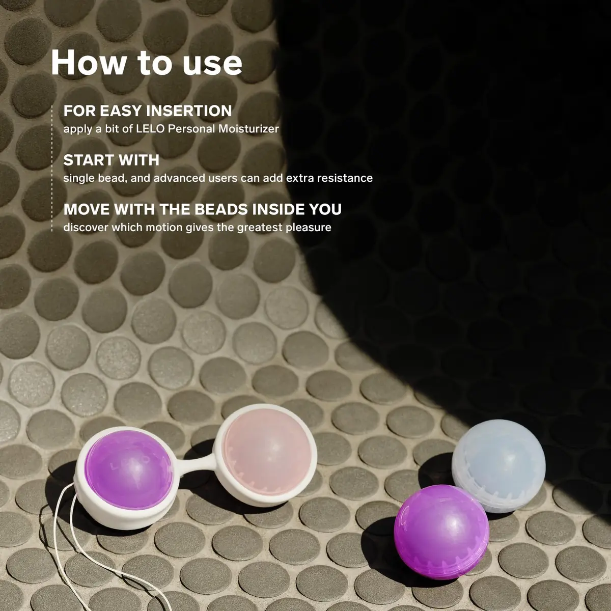 LELO Beads Plus Kegel Balls with String | Strength Training Set for Women - view 5