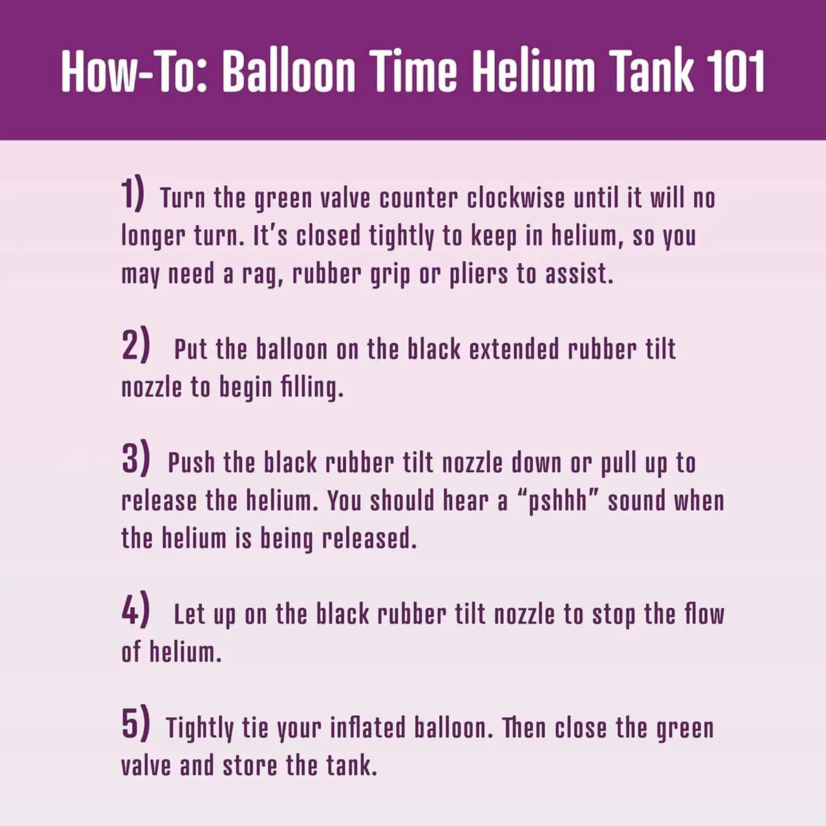 BLUE RIBBON Helium Tank with 50 Balloons & Accessories | 14.9 cu. ft (422 L) Helium Gas - view 8