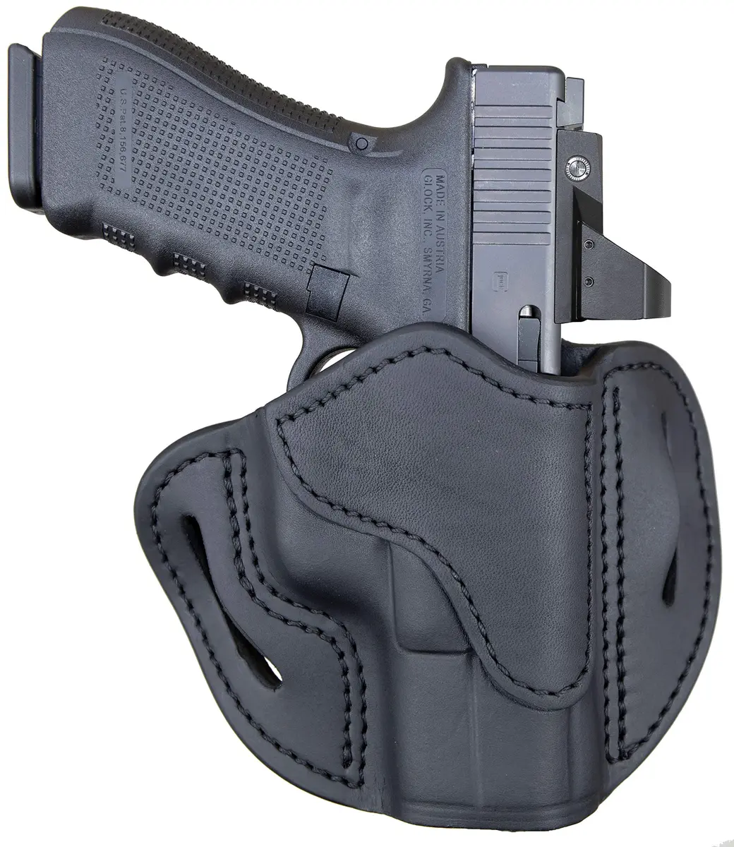 1791 GUNLEATHER OWB Holster Fits Glock 19, 26, 27, Shield Plus, VP40, XDS | Concealed Carry Leather Holster - main product image
