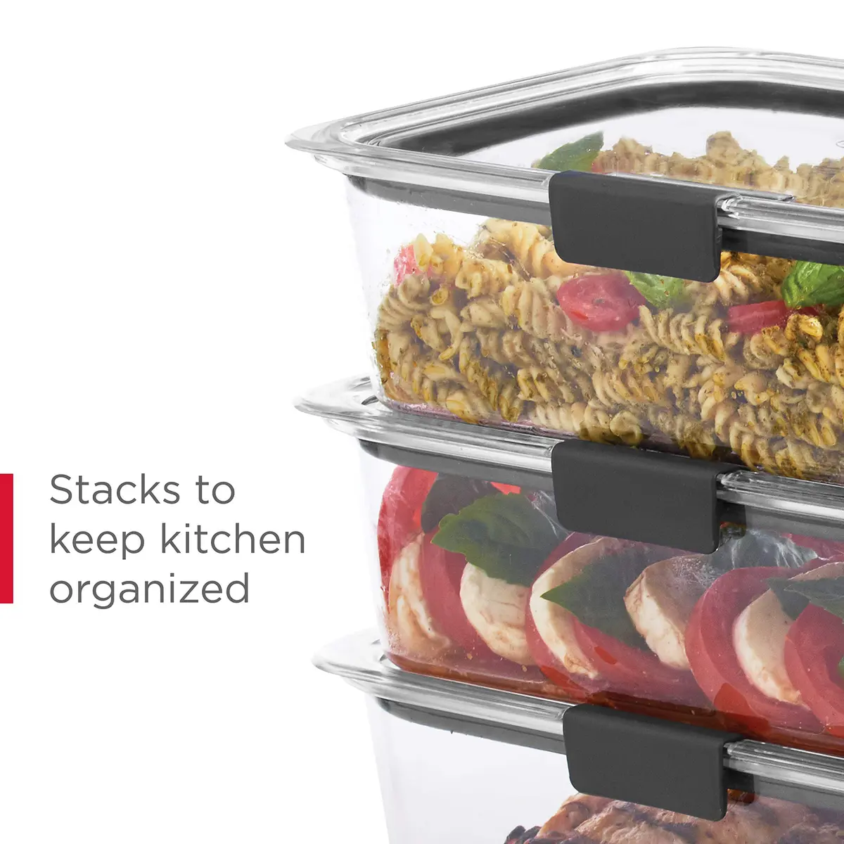 Rubbermaid Brilliance BPA-Free Airtight Food Storage Containers 24-Piece Set | 23 Cup Total Capacity - view 6