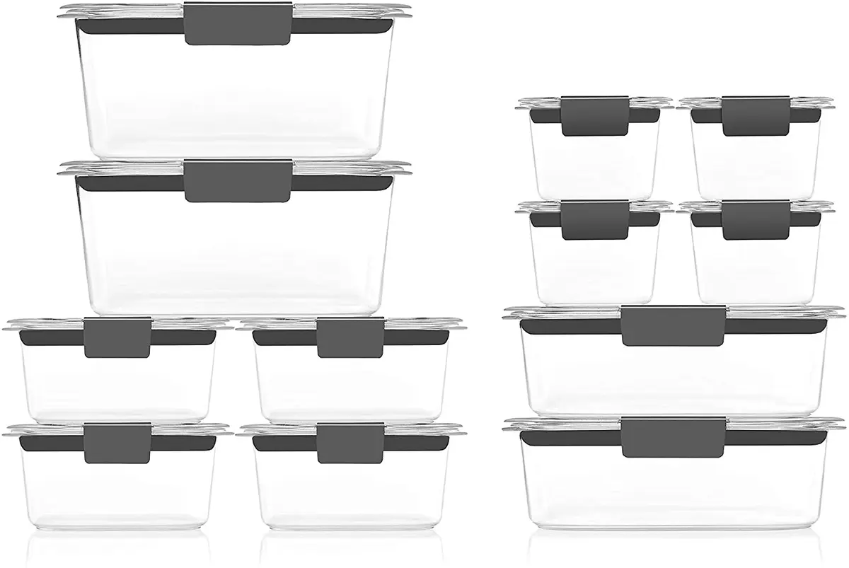 Rubbermaid Brilliance BPA-Free Airtight Food Storage Containers 24-Piece Set | 23 Cup Total Capacity - view 2